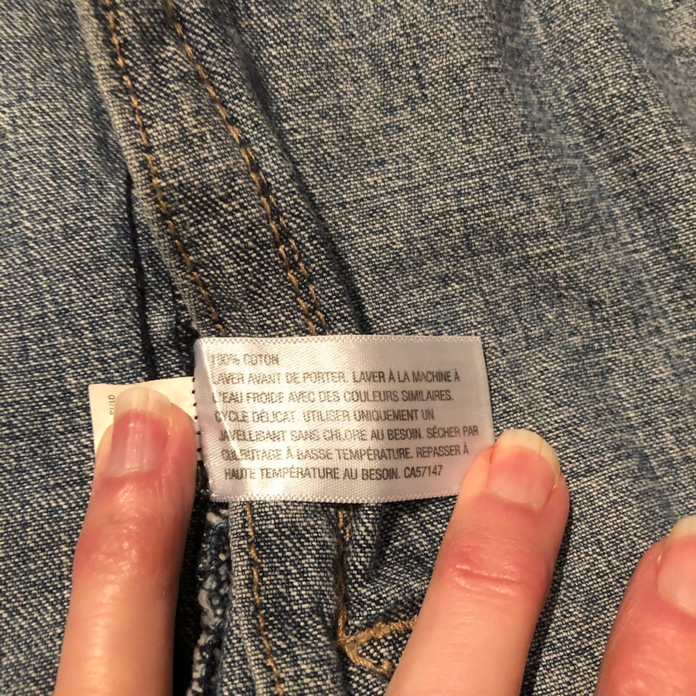 Mossimo Suppy Co. sz XS denim vest - Picture 12 of 13